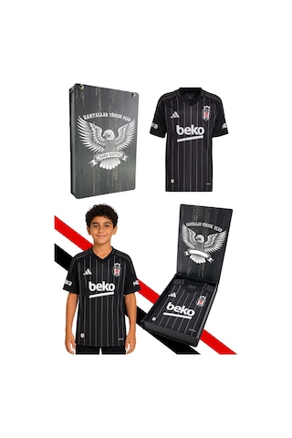 Adidas Bjk A Jsy Y Genç/çocuk Beşiktaş 2023/2024 Forması Lazer Kutu Siyah Lzr