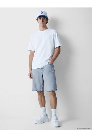 Lcw Jeans İndigo Relax Fit Erkek Jort
