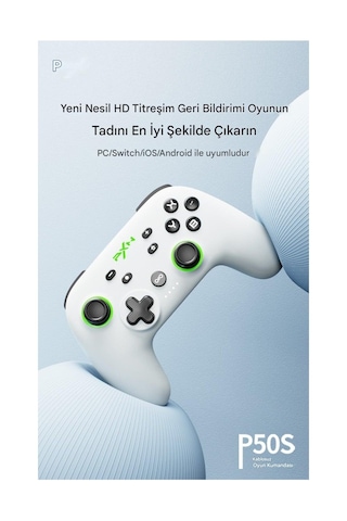 P50s Yeni Nesil Hd Titreşim Geri Bildirimli Jiroskop Nfc Bluetoot