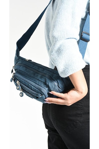 Baginn Unisex Bel Çantası Free Bag Klinkır Kumaş Hafif Yağmur Geçirmez Kumaş Çok Cepli 001