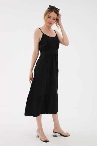 Fashion Friends Fashıon Frıends Kadın İp Askılı Elbise 23y-elb0321k1 Çok Renkli