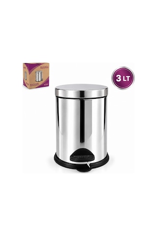Storeşahin 3 L Metal Pedallı Çöp Kovası Shn0720