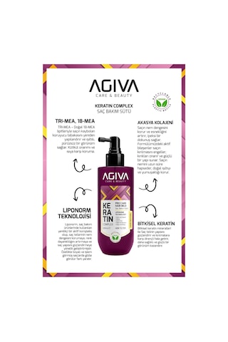 Agiva Keratin Saç Bakım Sütü 200 ML