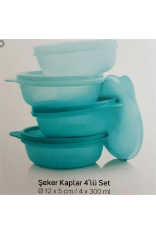 Tupperware Şeker4Lü Mavi