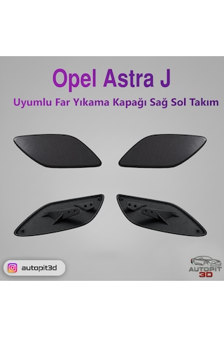 Opel Astra J Uyumlu Far Yıkama Kapağı Sağ Sol Takım