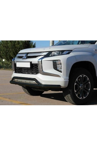 Isuzu Dmax Off Road Ön Tampon Koruma Demiri Siyah Çiftli Bıyık 2006+ Pst18