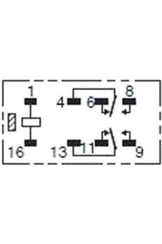 G5V-2-H1 5Vdc 5V Çift Kontak Telekom Röle
