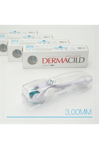 Dermacild Dermaroller 3.00 MM Titanyum İğne Derma Roller