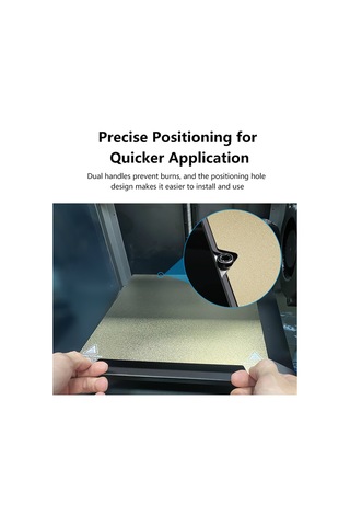 Yunboo 235x235mm 3d Yazıcı Platformu, Çift Taraflı Peı + Yumuşak Mıknatıs, Ender-3 S1/s1 Pro/end-5 S1/k1 Uyumlu Diğer