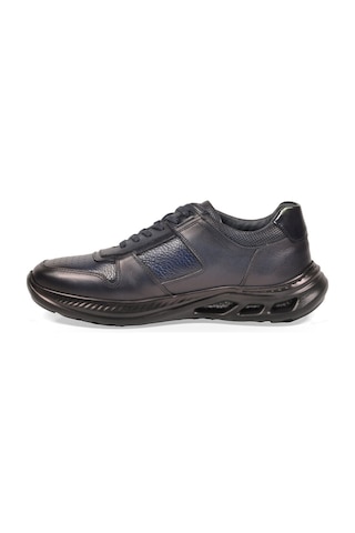 Komcero Kauçuk Tabanlı Bağcıklı Sneaker Lacivert Hakiki Deri Erkek Casual Ayakkabı Hz2461-2522