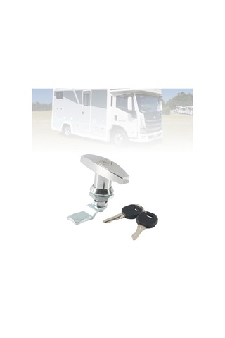 Homyl T Saplı Kilit Anahtarlı Alet Kutusu Araba Gümüş