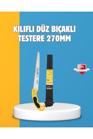 Nrzsnt Düz Bıçaklı Budama Testeresi Kılıflı Güvenli Tasarım