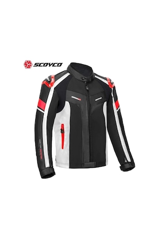 Scoyco Jk152- 4 Mevsim Mont Kırmızı/siyah