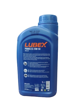 Lubex Primus EC 20W-50 Motor Yağı 1 L