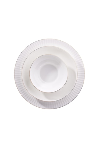 Korkmaz Lina Collection 53 Parça Yemek Takımı A8194 Beyaz