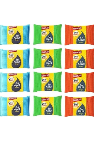 Koroplast Bol Köpük Sünger 12'li