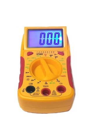 Class Dijital Multimetre & Kablo Test Cihazı - Dt 68d