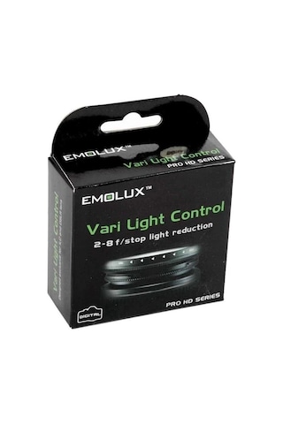 Emolux Nd Fıltre 2-8 F/stop Varıable 62 Mm