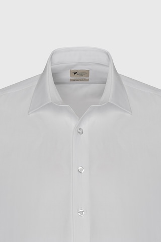 AC&Co / Altınyıldız Classics Ütülemesi Kolay Slim Fit Dar Kesim Klasik Yaka Pamuklu Erkek Gömlek Beyaz