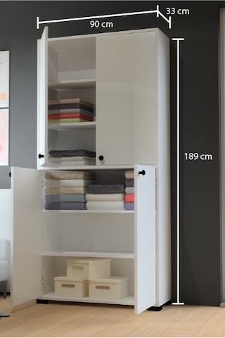 Madrid No.1 Raflı Gardırop