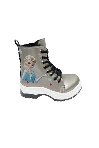 Fix Kids 9603 Deri Fashion Kız Çocuk Bot Platin