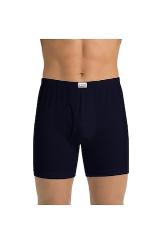Öts Erkek %100 Pamuk Boxer Süprem Premium Günlük Kullanım 2620 Lacivert