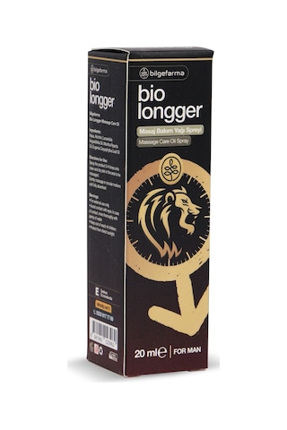 Bio Longger Masaj Bakım Yağı Spreyi 20 Ml