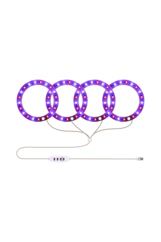 Reedark 4 Başlı Usb Bitki Büyütme Lambası - İç Mekan Bitkileri İçin Tam Spektrum Led Işık Diğer