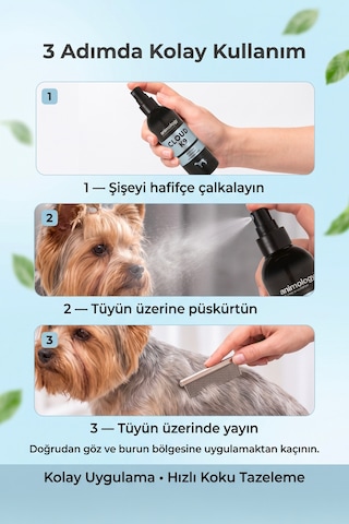 Cloud K9 Fragrance Mist Kedi Köpek Parfümü 150 Ml - Baharat Notalı Erkekler İçin Vegan