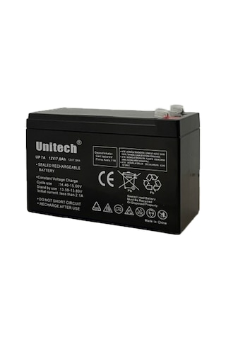 Unıtech 12V-7Ah Kuru Akü