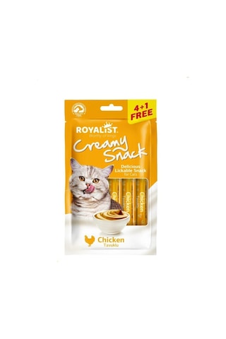 Royalist Creamy Snack 75 Gr Kedi Ödül Maması 5'li Set