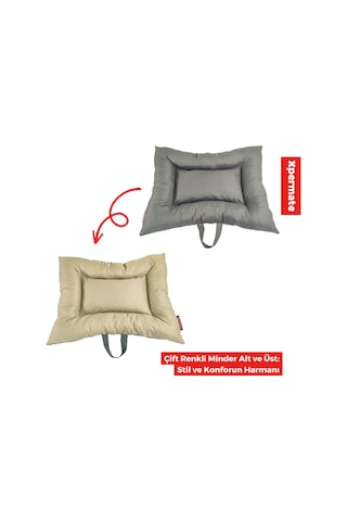 Xpermate Comfort Köpek Minderi Köpek Yatağı 55 x 65 CM Ant-Bej