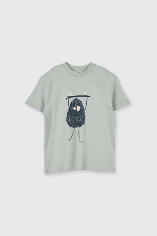 Panço Erkek Çocuk Baskılı Yeşil Pijama Takımı