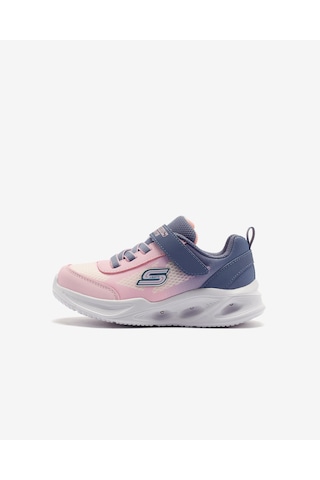 Skechers Skechers Sola Glow - Ombre Deluxe Küçük Kız Çocuk Gri Işıklı Spor Ayakkabı 303714n Gylp Gri