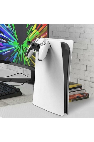 Pulse 3d Kulaklık İçin Kulaklık Standı, Ps5 Konsolu İçin Joystick Tutucu, Oyun Kumandası Tutucu, Kulaklık Standı, Oyun Kulaklığı İçin Kanca