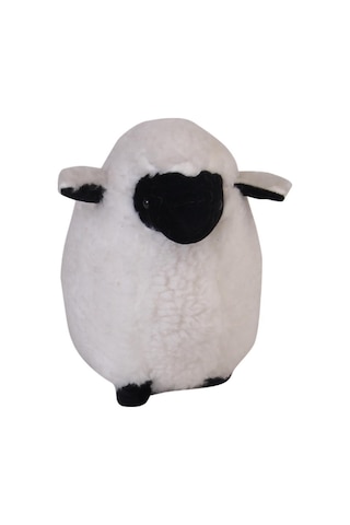 Kuzu Beyaz&Siyah Peluş 45 Cm