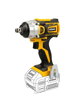 Rrtmax RTX2028B Şarjlı Somun Sıkma Kömürsüz 1/2 - Akü Hariç