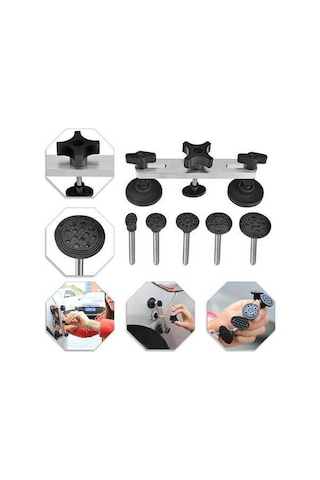 Pazly Oto Kaporta Onarım Alet Seti - Çift Kutuplu Köprü Göçük Düzeltme