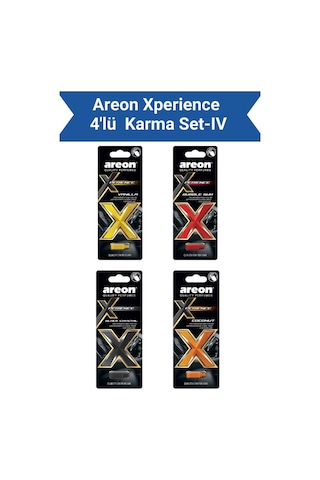 Areon Xperience 4'lü Karma Set-ıv Areon Xperience 4'lü Karma Set-ıv