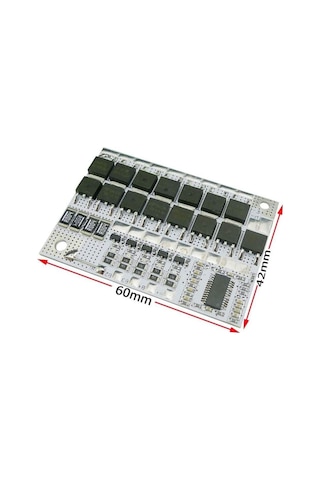 4S 100A 12V LiFePO4 BMS Lityum Demir Fosfat Pil Koruma Kartı
