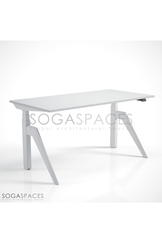 Regula Desk Dandy M - Elektrikli Yükseklik Ayarlı Çalışma Masası, Sıradışı Tasarım, Çift Motorlu Bluetooth K Çok Renkli