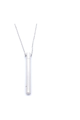 316l Çelik Oval Uzun Erkek Kolye 60 Cm Ekly-107 Gümüş