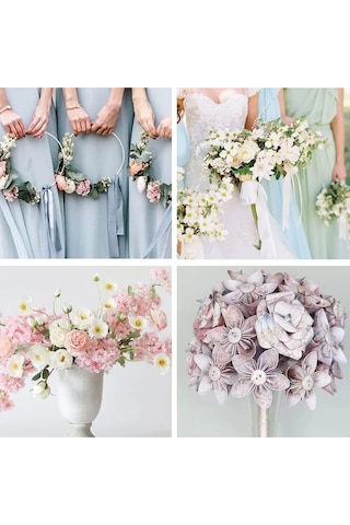 Beyaz Yapay Çiçek Teli, No:20 1.2 Mm - Çiçek Aranjman Yapım Tel