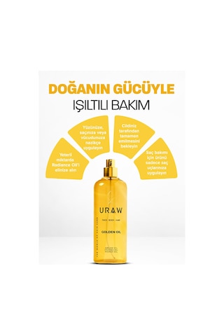 Uraw Golden Oil Bitkisel Yağ Kompleksi 125 ML
