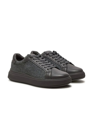 Calvin Klein Low Top Lace Up Wool Gri