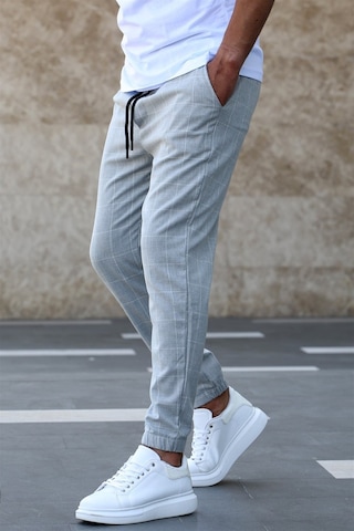 Madmext Madmext Ekoseli Gri Jogger Mad4081-gri Gri