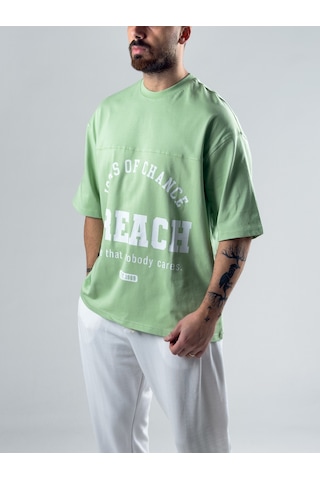 Cocopelli Yeşil Preach Erkek T-shirt Coc2999