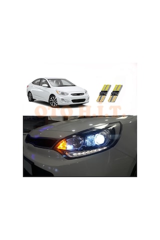 Hyundai Accent Blue Uyumlu Park Ampulü Beyaz Led Aydınlatma Ampulü Canbus'li
