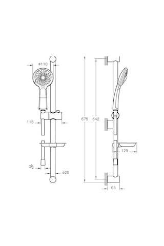 Artema Solid S A42440 Banyo + Lavabo Bataryası + Artema Samba 3f Sürgülü Duş Takımı