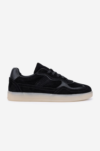 Valmenti Kadın Hakiki Deri Siyah Sneakers & Spor Ayakkabı 154 6634 Bn Ayk Sk25-26 Syh Suet/crıspy Siyah